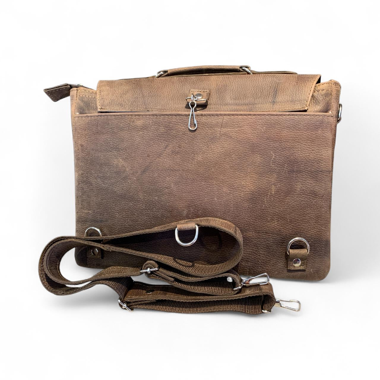 Portafolio Max hecho con piel de res genuina