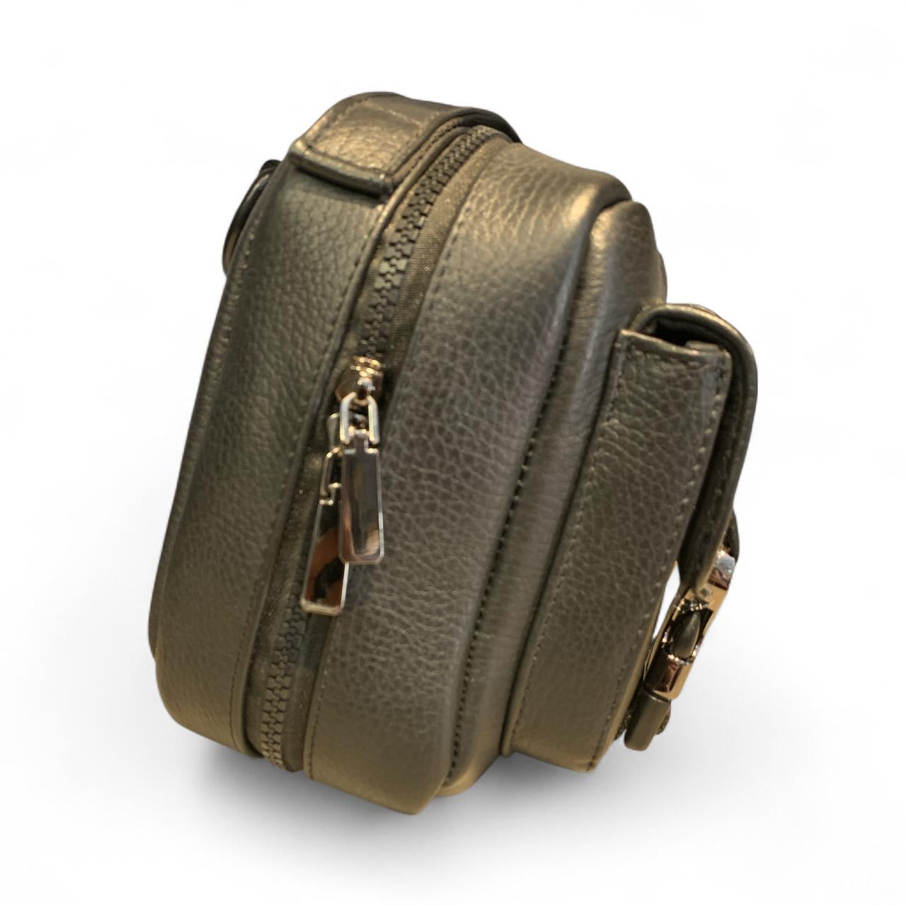 Bolsa Michel hecho con piel de res genuina