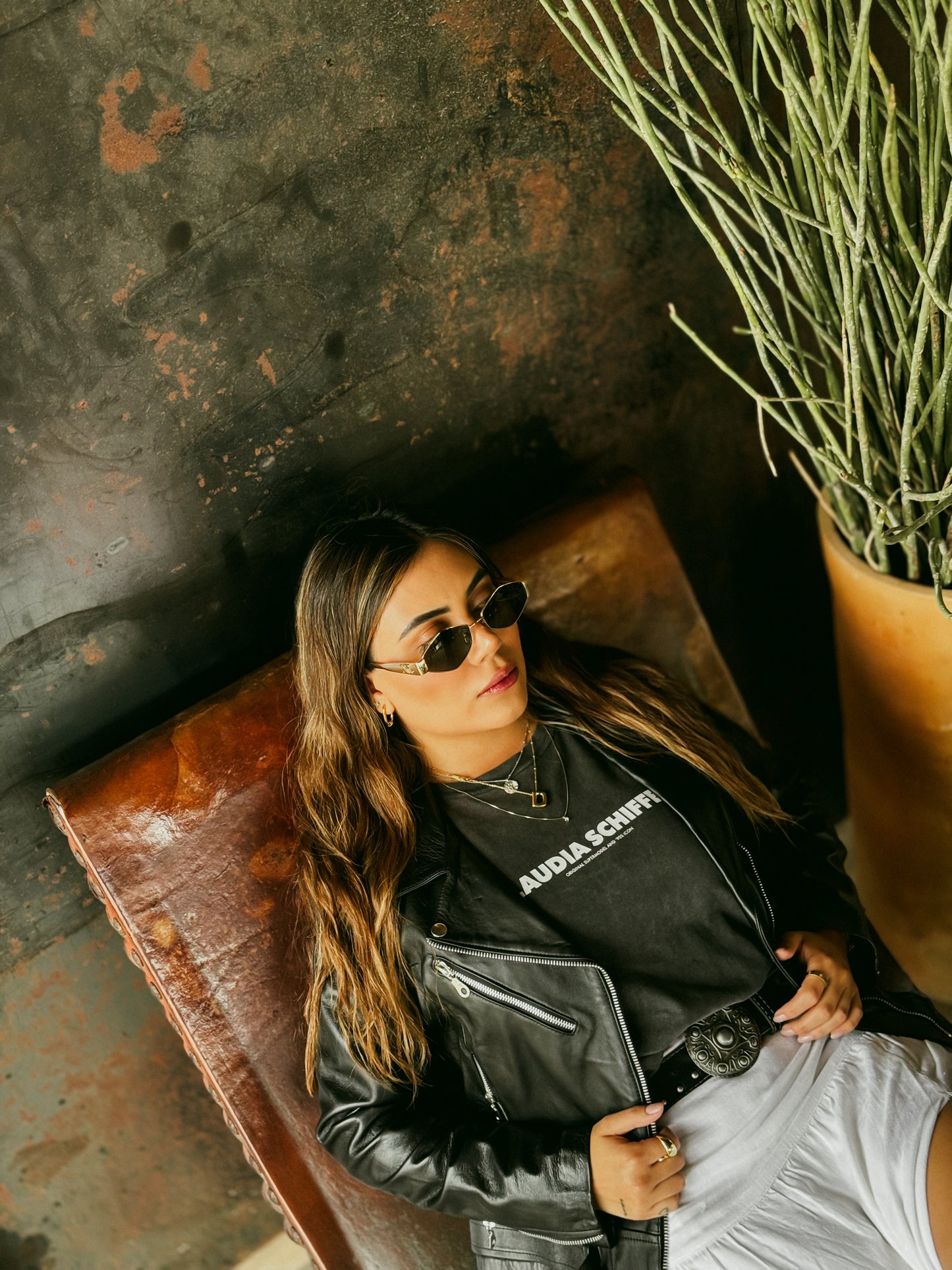 Chamarra Berlín para dama hecha de piel de borrego de alta calidad