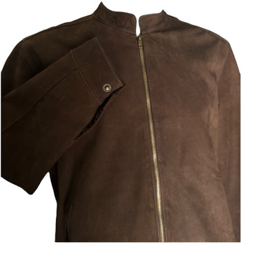 Chamarra Anthony Nobuck hecha de piel de borrego genuina