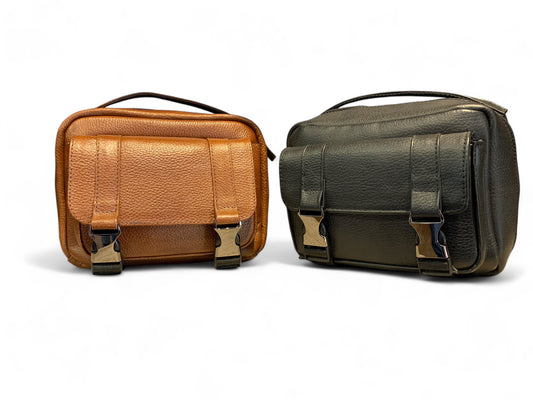 Bolsa Michel hecho con piel de res genuina