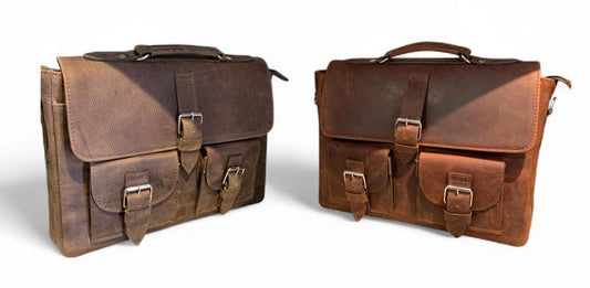 Portafolio Max hecho con piel de res genuina