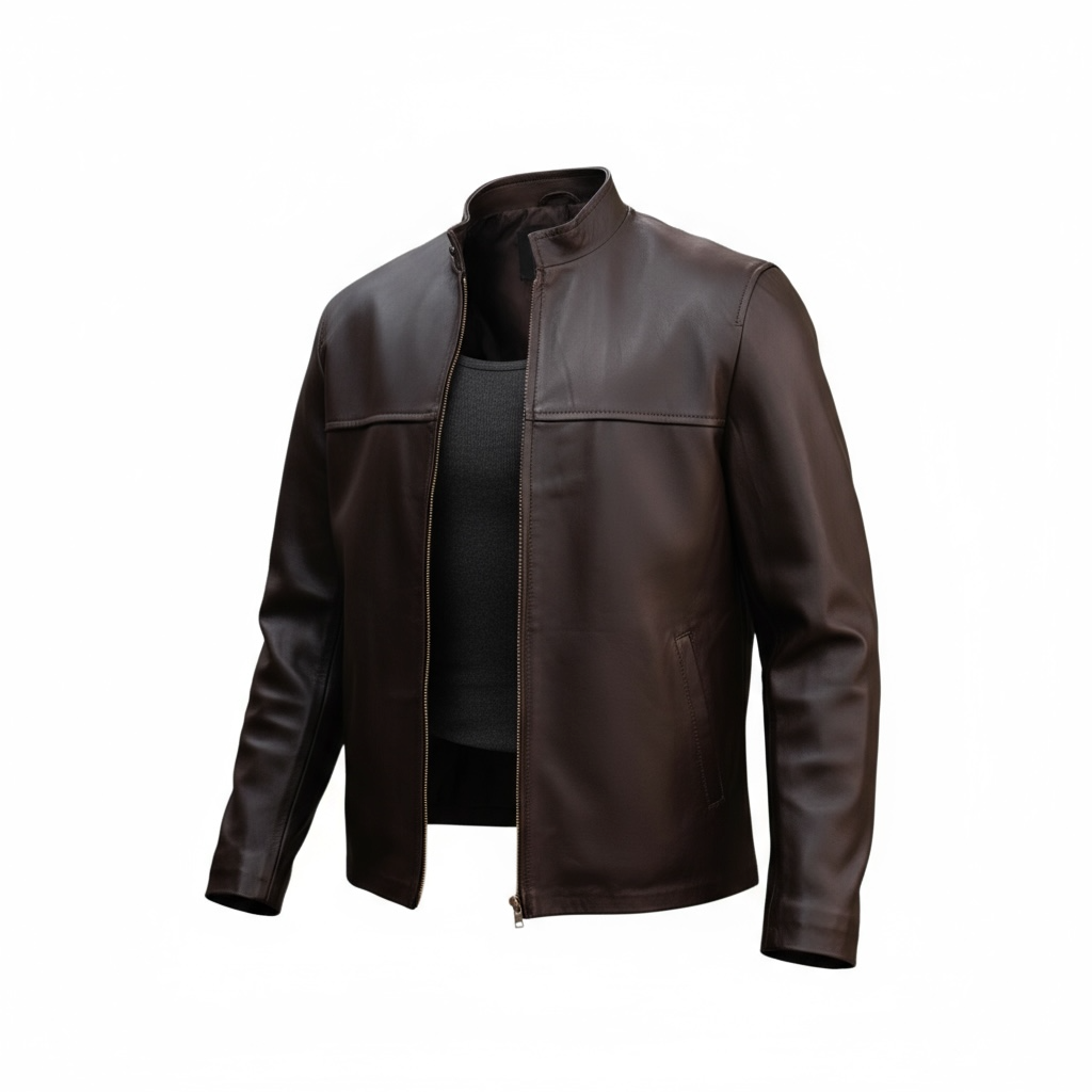 Chamarra Italiana hecha de piel de borrego de calidad