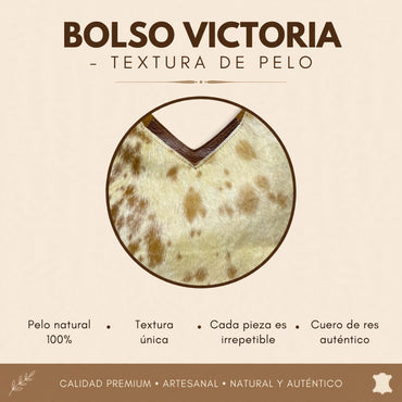 Bolsa Victoria hecha de piel de res