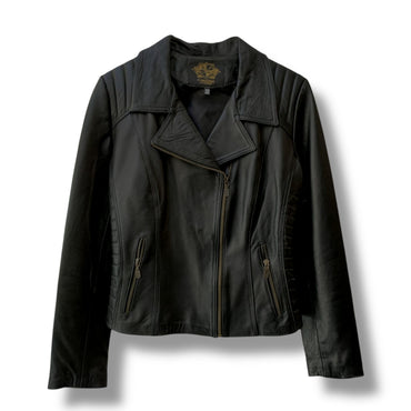 Chamarra Regina hecha de piel de borrego 100% genuina