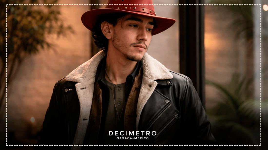 Domina el "Layering": Cómo crear capas con tu chamarra de piel y sombrero