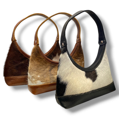 Bolsa Luna hecha de piel de res