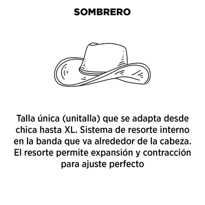 Sombrero Alce unitalla hecha de piel de res