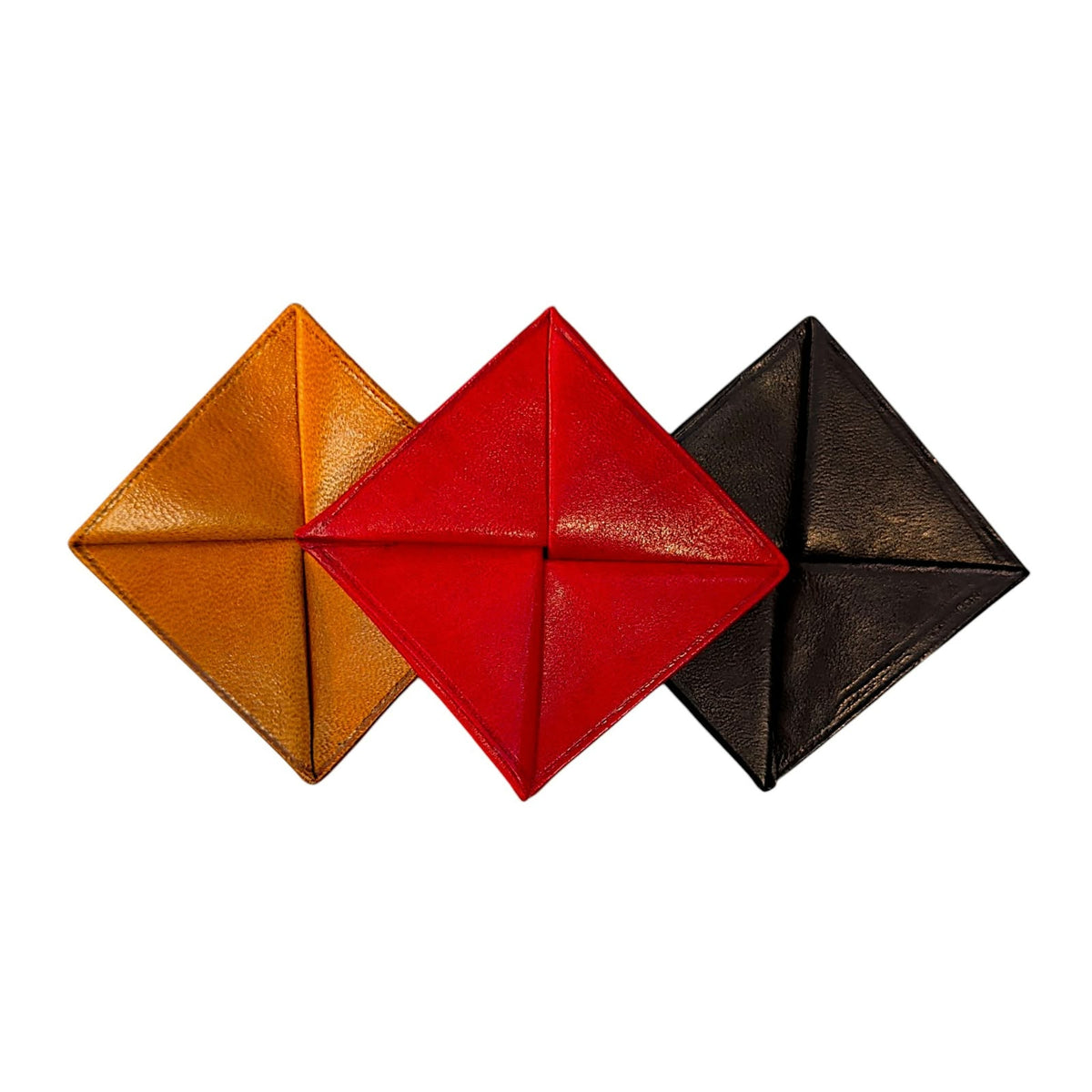 Monedero Origami 100% Piel De Res