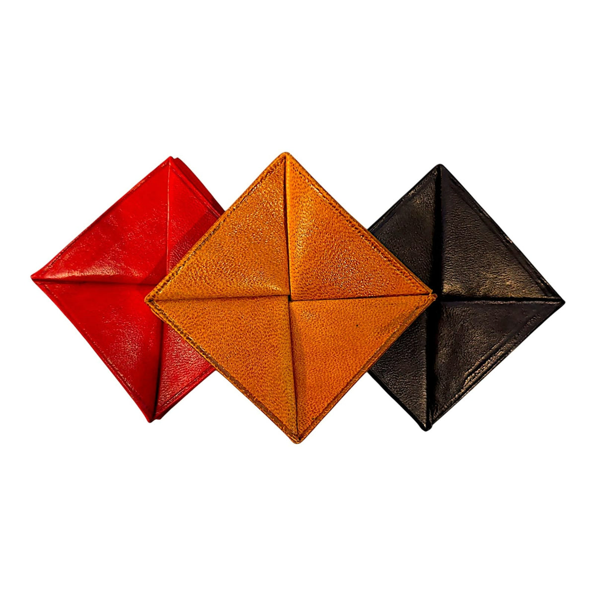 Monedero Origami 100% Piel De Res