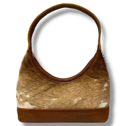 Bolsa Luna hecha de piel de res